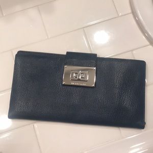 Michael Kors Navy Clutch